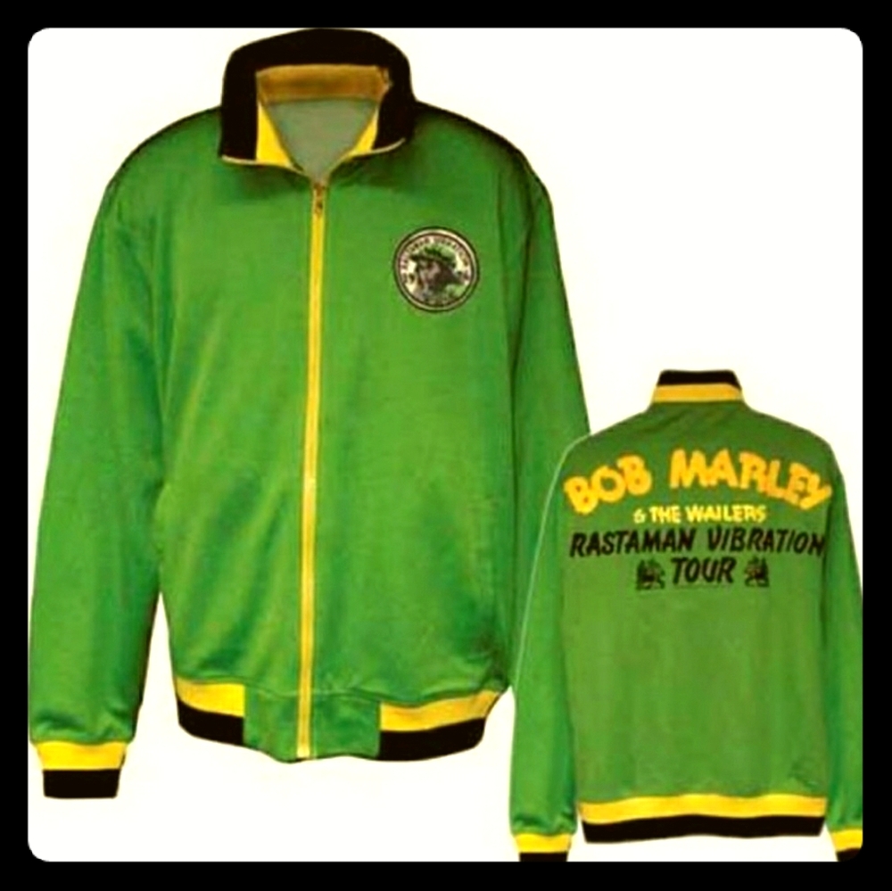 SOLD - VERY RARE BOB MARLEY RASTAMAN JACKET - M